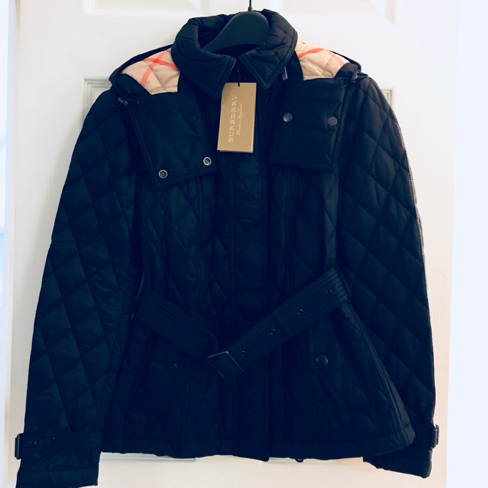 NWT burberry quilted with hood jacket - Picture 8 of 8